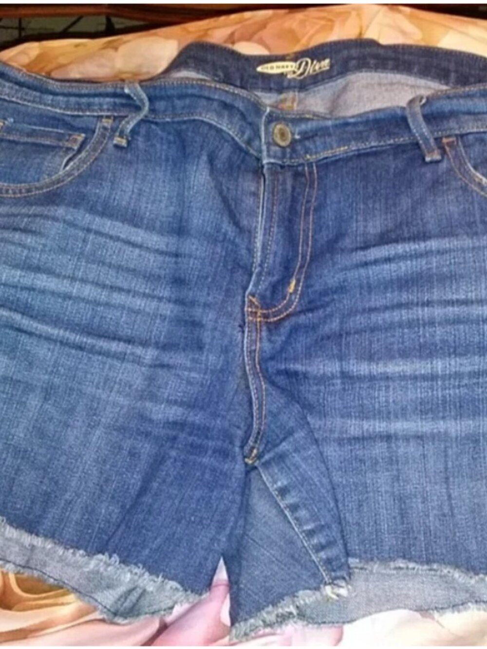Old Navy The Diva Blue Denim Jean Shorts - Plus Size 16